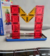 Magna-Tiles Magneetset - 26 Onderdelen - MicroMAGS & Travel Tin  - Magna-Tiles - OneSize - Magnetisch speelgoed