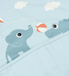 Done by deer Slabbetjes - PU - Speeltuin Blue - Done by Deer - OneSize - Slabbetjes