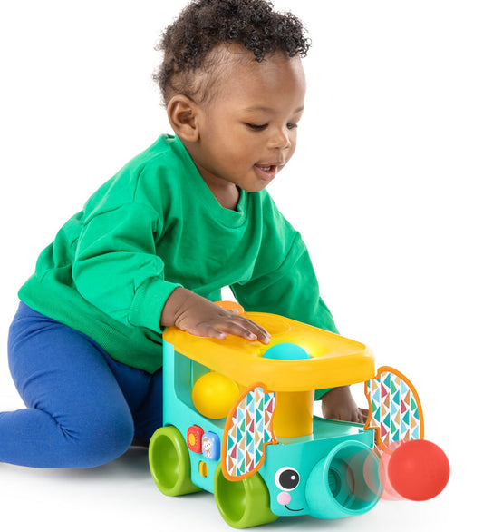Bright Starts Activiteitenspeelgoed - Pop & Rol Safari Bus - Bright Starts - OneSize - Activiteitenspeelgoed