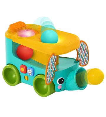 Bright Starts Activiteitenspeelgoed - Pop & Rol Safari Bus - Bright Starts - OneSize - Activiteitenspeelgoed