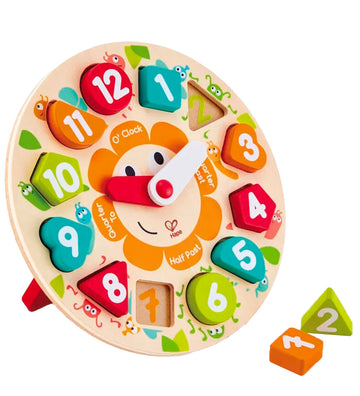 Hape Activiteitenspeelgoed - Dikke klokpuzzel - Hape - OneSize - Activiteitenspeelgoed