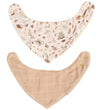 Filibabba Slabbetjes - Mousseline/Badstof - 2-pack - Little Wond - Filibabba - OneSize - Kwijlsjaaltjes