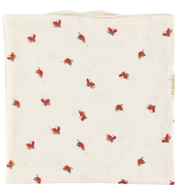 Filibabba Wikkeldoek - Mousseline - 120x120 cm - Lucky - Filibabba - OneSize - Wikkeldoeken
