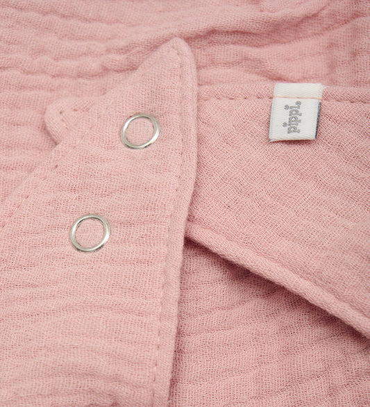 Pippi Kwijlslabbetje - 2-pack - Rose Tan - Pippi Baby - OneSize - Kwijlsjaaltjes