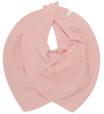Pippi Kwijlslabbetje - 2-pack - Rose Tan - Pippi Baby - OneSize - Kwijlsjaaltjes