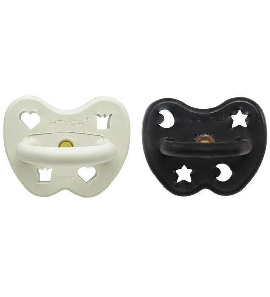 Hevea Fopspenen - 3-36 mnd. - 2-pack - Natuurlijk Rubber - IJzig - Hevea - 3-36 mnd - Fopspenen