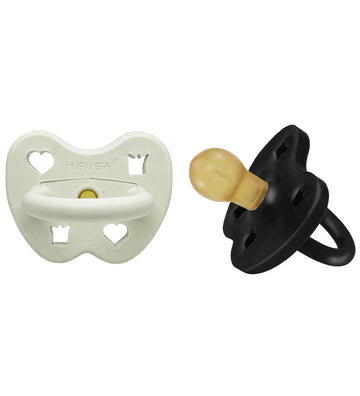 Hevea Fopspenen - 3-36 mnd. - 2-pack - Natuurlijk Rubber - IJzig - Hevea - 3-36 mnd - Fopspenen