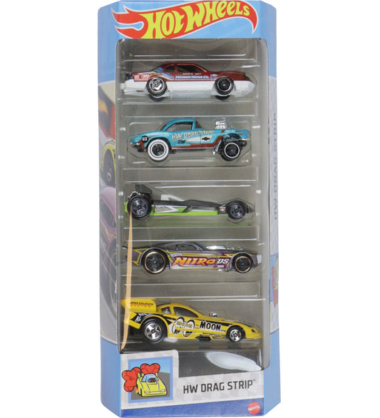 Hot Wheels Auto's - 5-pack - HW-sleepstrip - Hot Wheels - OneSize - Auto´s
