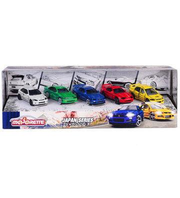 Majorette Auto's - 5-pack - Japanse serie - Majorette - OneSize - Auto´s