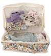 Bloomingville Stoffen pop m. Opbergtas - 15 cm - Milly - Cr - Bloomingville - OneSize - Poppen