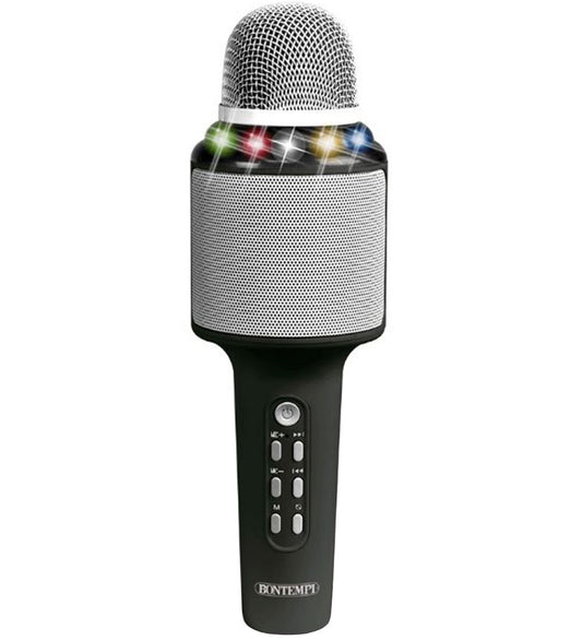 Bontempi Microfoon m. Licht - Draadloos - Karaoke - Bontempi - OneSize - Muziekinstrumenten