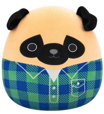 Squishmallows Knuffel - 30 cm - Prins Mopshond - Squishmallows - OneSize - Knuffels