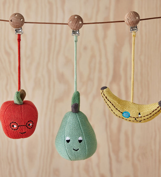 OYOY Kinderwagenspanner - Apple Binnenschip - Rood - OYOY - OneSize - Wagenspanner
