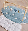 OYOY Hangspeeltje - 3 stk - Dino - Beige/Saffraan/Aqua Blue - OYOY - OneSize - Hangspeeltjes