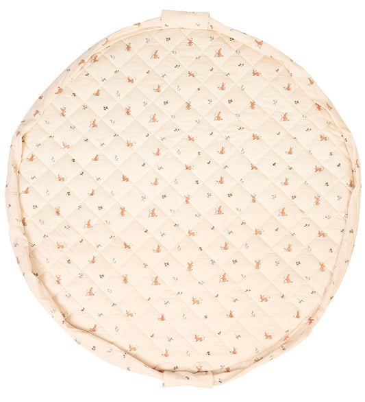 Play&Go Speelmat - Ø120 cm - Soft Organic - Rabbit - Play&Go - OneSize - Speelmaten