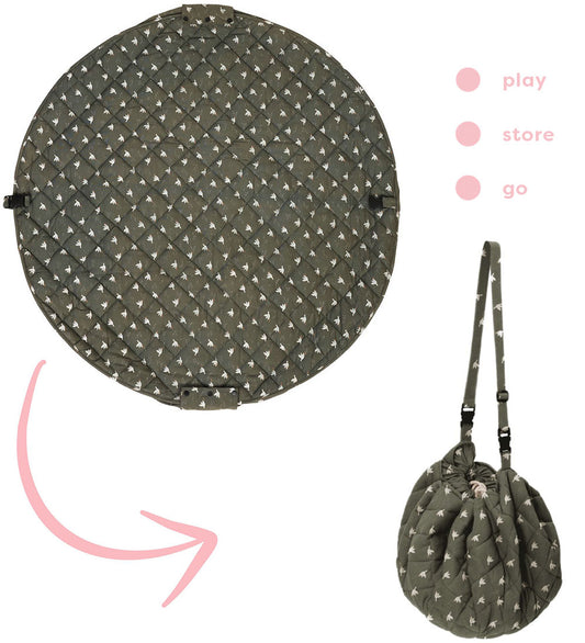 Play&Go Speelmat - Ø120 cm - Soft Organic - Bird - Play&Go - OneSize - Speelmaten