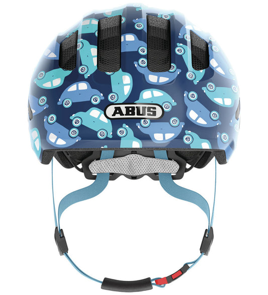 Abus Fietshelm - Smiley 3.0 LED - Blue Auto's - Abus - 51-55 cm - Fietshelmen