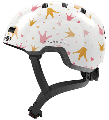 Abus Fietshelm - Skurb Kid - White Kronen - Abus - 45-51 cm - Fietshelmen