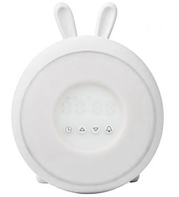 Rabbit & Friends Wekker m. Licht - Wake Omhoog - 20x15x6 cm - Wi - Rabbit & Friends - OneSize - Nachtlampen