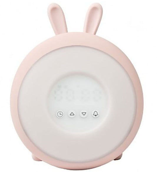 Rabbit & Friends Lamp - Wake Omhoog - 20x15x6 cm - Roze - Rabbit & Friends - OneSize - Nachtlampen