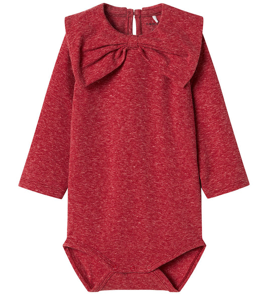 Name It Romper l/s - NbfRusland - Jester Red - Name It - 50 - Rompers Lange Mouw