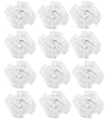 Jippies Stopcontactzekeringen - Draaibaar - 12 st. - Transparent - Jippies - OneSize - Sloten