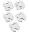 Jippies Stopcontactzekeringen - Draaibaar - 5 st. - Wit - Jippies - OneSize - Sloten
