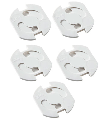 Jippies Stopcontactzekeringen - Draaibaar - 5 st. - Wit - Jippies - OneSize - Sloten