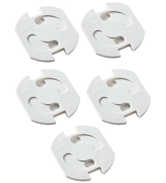 Jippies Stopcontactzekeringen - Draaibaar - 5 st. - Wit - Jippies - OneSize - Sloten