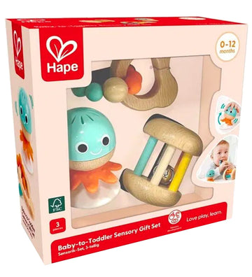 Hape Activiteitenspeelgoed - Baby-naar-peuter Gift Set - Hape - OneSize - Activiteitenspeelgoed