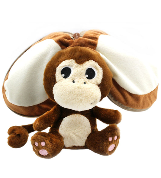 Flipetz Knuffel - 20 cm - Monkey & Coconut - Flipetz - OneSize - Knuffels