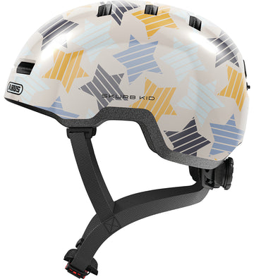 Abus Fietshelm - Skurb Kid - Grey Sterren - Abus - 50-54 cm - Fietshelmen