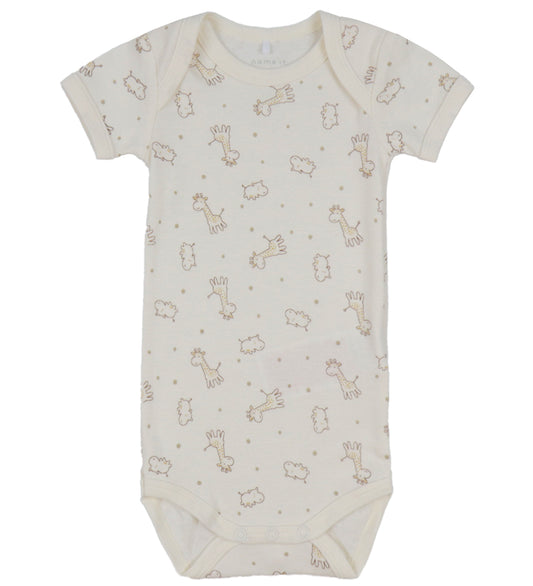 Name It Romper s/s - Noos - NbnBody - 3-pack - Jet Stream - Name It - 74 - Rompers Korte Mouw