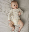 Name It Romper l/s - Noos - 3-pack - Summer Zand - Name It - 74 - Rompers Lange Mouw