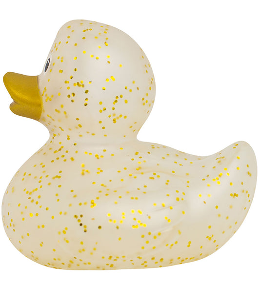 Rubber Eend - Glitter Goud - Badeand - OneSize - Badspeelgoed