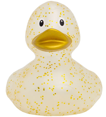 Rubber Eend - Glitter Goud - Badeand - OneSize - Badspeelgoed