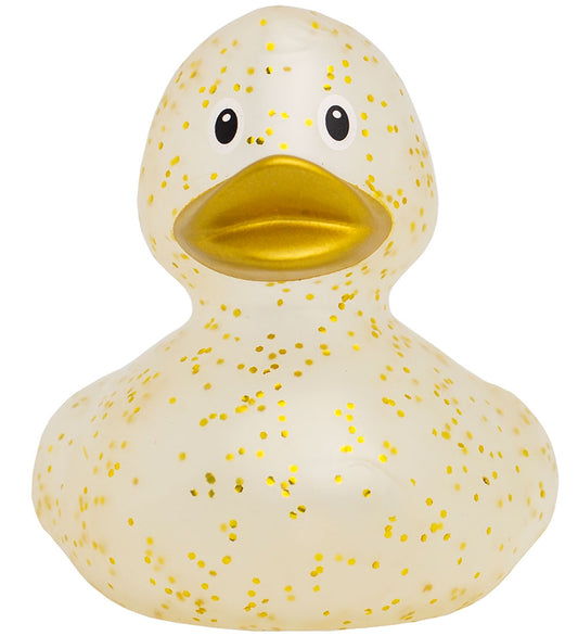 Rubber Eend - Glitter Goud - Badeand - OneSize - Badspeelgoed