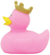 Rubber Eend - Roze Eend m. Kroon - Badeand - OneSize - Badspeelgoed