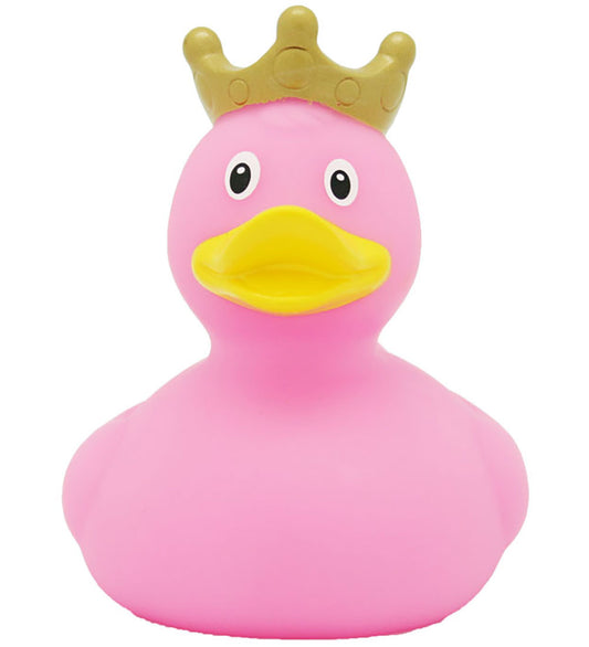 Rubber Eend - Roze Eend m. Kroon - Badeand - OneSize - Badspeelgoed