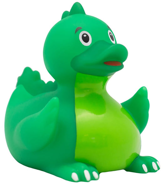 Rubber Eend - Groen Dino - Badeand - OneSize - Badspeelgoed