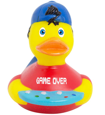 Rubber Eend - Computerspeler/gamer Jongen - Badeand - OneSize - Badspeelgoed