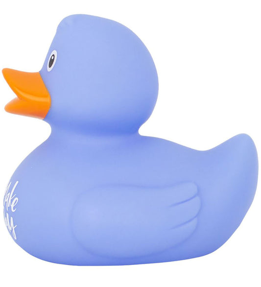 Rubber Eend - Jij maakt My dag - Blauw - Badeand - OneSize - Badspeelgoed