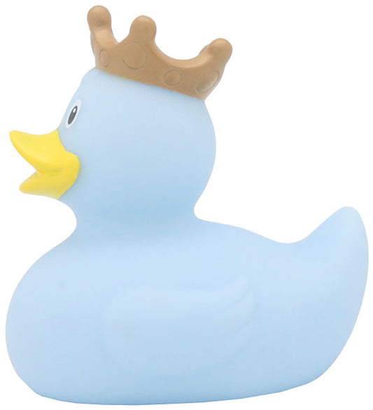 Rubber Eend - Lichtblauw Eend m. Kroon - Badeand - OneSize - Badspeelgoed