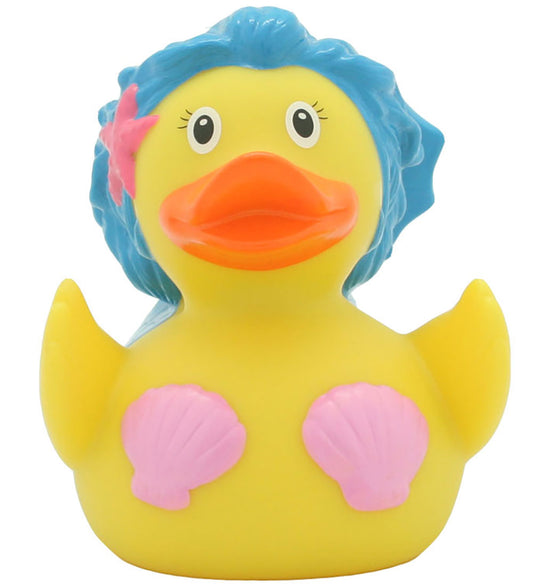 Rubber Eend - Tuinman - Blauw - Badeand - OneSize - Badspeelgoed