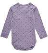 Hummel Romper l/s - hmlBeesy - Lavender Grijs - Hummel - 74 - Rompers Lange Mouw