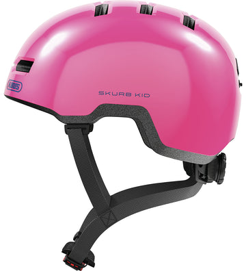 Abus Fietshelm - Skurb Kid - Glanzend Roze - Abus - 50-54 cm - Fietshelmen