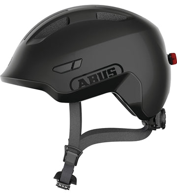 Abus Fietshelm - Smiley 3,0 Ace LED - Fluweel Black - Abus - 50-54 cm - Fietshelmen