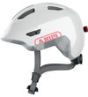 Abus Fietshelm - Smiley 3.0 Ace LED - Glanzend White - Abus - 50-54 cm - Fietshelmen