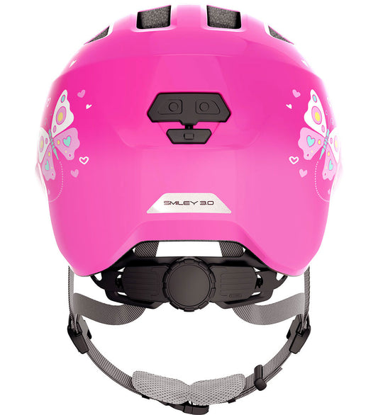 Abus Fietshelm - Smiley 3,0 - Roze Vlinderdas - Abus - 50-54 cm - Fietshelmen