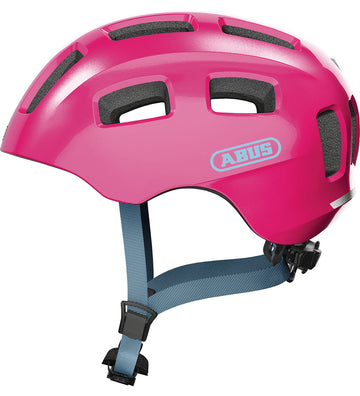 Abus Fietshelm - Youn-I 2.0 - Sprankelend Roze - Abus - 52-58 cm - Fietshelmen